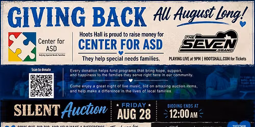 Giving Back for Center for ASD \u2013 Silent Auction & Live Music