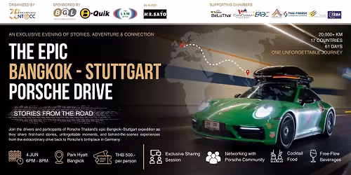The Epic Bangkok\u2013Stuttgart Porsche Drive: Stories from the Road