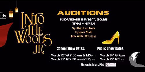 Into the Woods, Jr school\/homeschool show