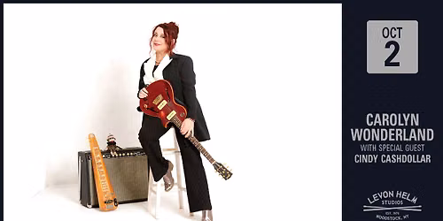 Carolyn Wonderland w\/ special guest Cindy Cashdollar at Levon Helm Studios (Woodstock, NY)