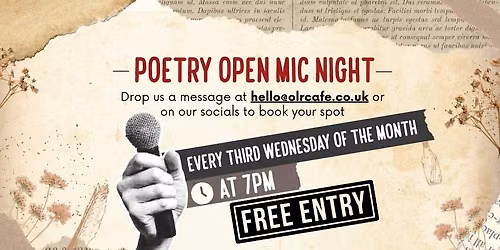 Poetry Open Mic Night