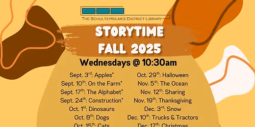 Storytime: Fall 2025