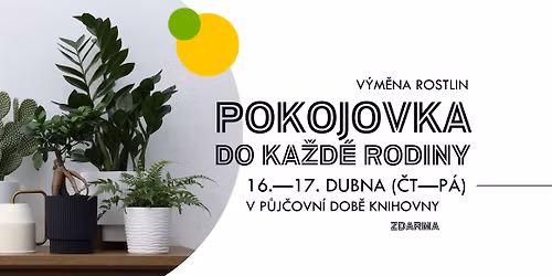 POKOJOVKA do ka\u017ed\u00e9 rodiny \u2014 v\u00fdm\u011bna rostlin \ud83e\udeb4