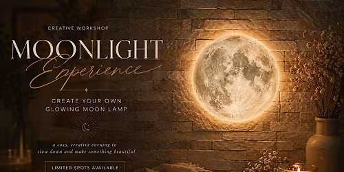 Luna Workshop: Sculpt Your Own Moon Lamp \u2728