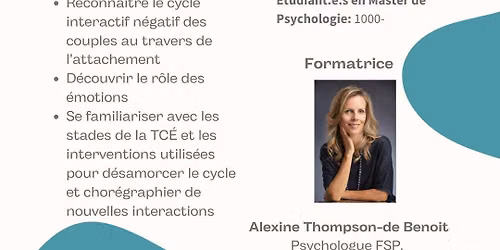 Formation: Th\u00e9rapie de couple Centr\u00e9e sur les \u00c9motions