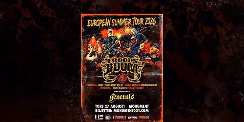 The Troops of Doom (BRA) + The Generals 27\/8