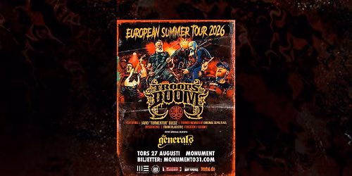 The Troops of Doom (BRA) + The Generals 27\/8