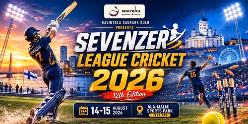 Ravintola Sauraha SEVENZER LEAGUE CRICKET 2026 - 12TH EDITION