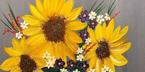 Sunflower Bouquet Painting Workshop