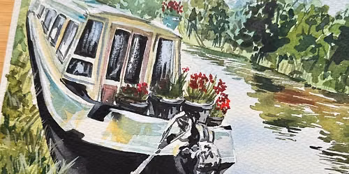 Narrowboat Watercolour Workshop with Rita Gould 