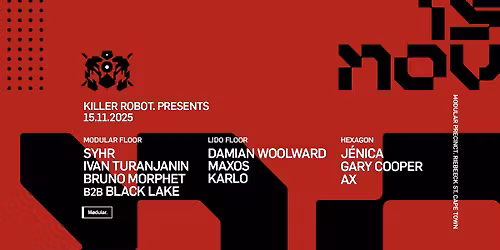 Killer Robot presents Black Lake | Maxos | Syhr | Damian Woolward | Karlo