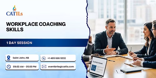Workplace Coaching Skills: 1 Day Session in Saint John, NB