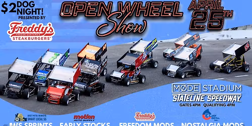 Open Wheel Show $2 Dog Night presented by Freddy's Frozen Custard & Steakburgers - Stateline 