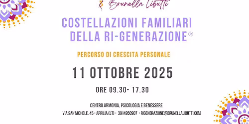 COSTELLAZIONI FAMILIARI della Ri-Generazione
