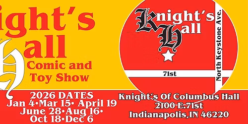Knight\u2019s Hall Comic and Toy Show