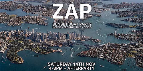 The Zap Sunset Boat Party