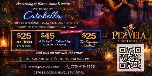 Latin Night & Dinner Experience | Live Music + After Hours