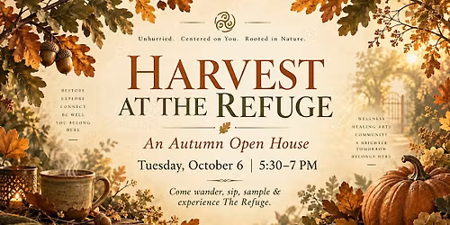Harvest at The Refuge: An Autumn Open House