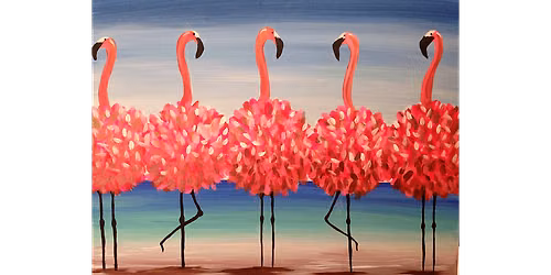 Flamingo Beach - Paint and Sip in Norfolk | Classpop!\u2122