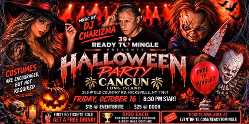 39 + Ready to Mingle Halloween Party