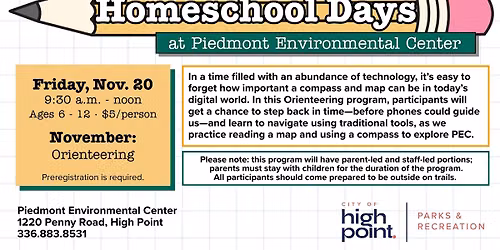 Elementary\/Middle Homeschool Days - Orienteering