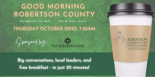 Good Morning Robertson County