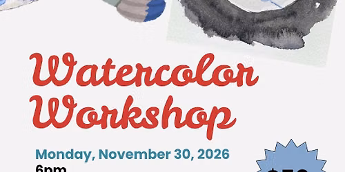 Winter Watercolor Workshop \ud83c\udfa8\ud83d\udd8c\ufe0f