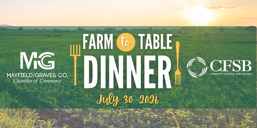 Farm to Table Dinner, Presented by CFSB