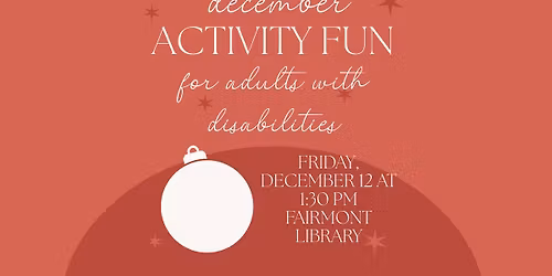 December Activity Fun for Adults with Disabilities