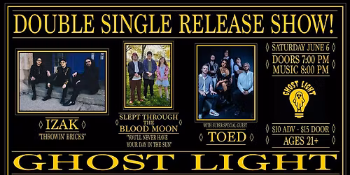 Izak\/Slept Through the Blood Moon double single release show ft. Toed