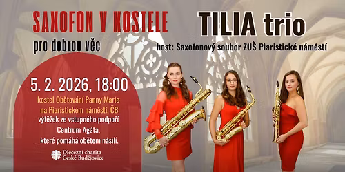 Saxofon v kostele pro dobrou v\u011bc