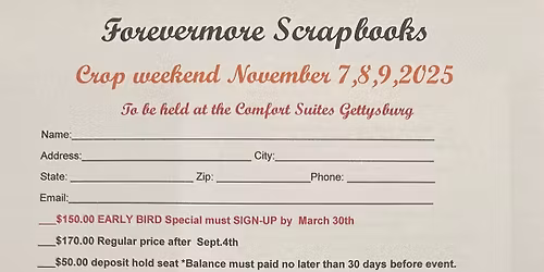 November scrapbook weekend 