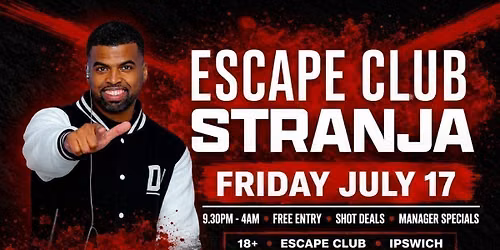 Friday - 17th July Dj Stranja