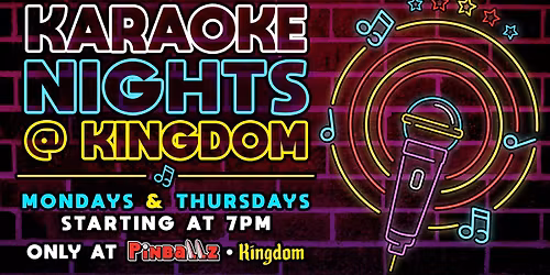 Karaoke Night at Pinballz Kingdom