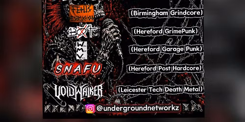 UNDERGROUND NETWORK @ DE KOFFIE POT SATURDAY 4TH OF JULY! A LOUD NIGHT!