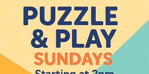 Puzzle & Play Sundays
