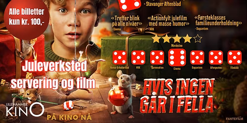 \ud83d\udd6f\ufe0f\ud83d\udd6f\ufe0f\ud83d\udd6f\ufe0f\ud83d\udd6f\ufe0f Fjerde s\u00f8ndag i advent med juleverksted og servering: HVIS INGEN G\u00c5R I FELLA \ud83d\udc2d\ud83e\udea4\ud83c\udf84