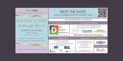 A Safe Place Summer Soiree - Building Safer Tomorrows