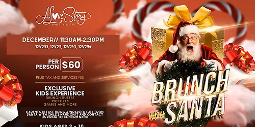 A Love Story Brunch with Santa!