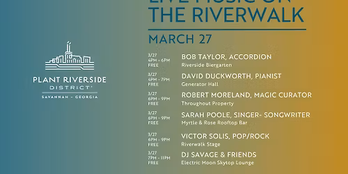 Live Music on the Riverwalk 3.27