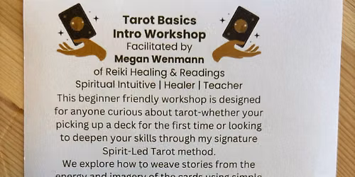 Tarot Basics Intro Workshop