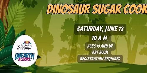 Dinosaur Sugar Cookies