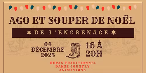 AGO et souper de No\u00ebl de l'Engrenage !