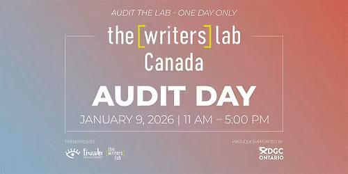 The Writers Lab Canada Audit Day