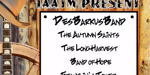 DesBarkusBandTheAutumnSaintsTheLongHarvestBandOfHopeFranklinsTowerEdwin&TheKeepers