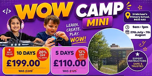 St Michael's Primary School Summer WOW Camp (27th - 31st July)