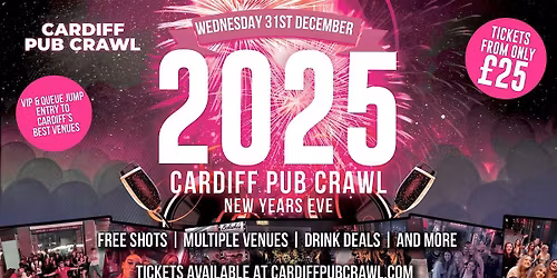 NEW YEAR\u2019S EVE PUB CRAWL CARDIFF