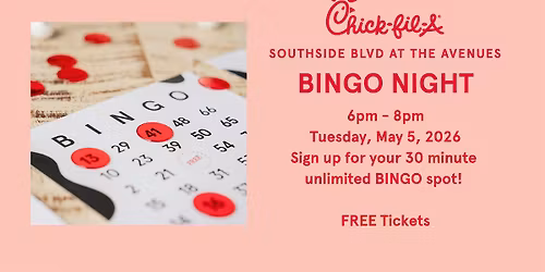 Chick-fil-A BINGO