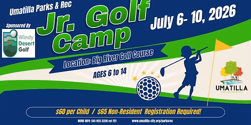  Umatilla Parks & Rec Jr. Golf Camp