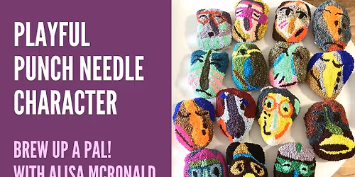 PLAYFUL PUNCH NEEDLE CHARACTER! WITH ALISA McRONALD
